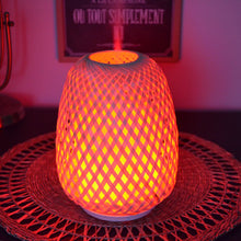 Load image into Gallery viewer, Woven Bamboo Electric Mist Diffuser

