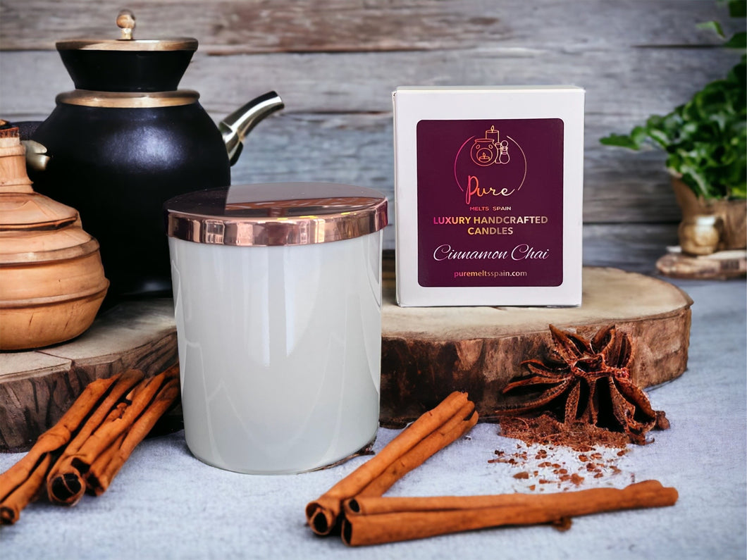 Cinnamon Chai Luxury Soy Wax Candle - OUT OF STOCK